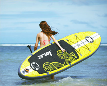 X1 nafukovaci paddleboard zray